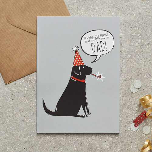 Black Labrador Dad Birthday...