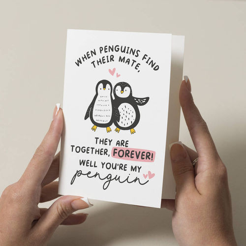 Penguin Valentine's Day Card...