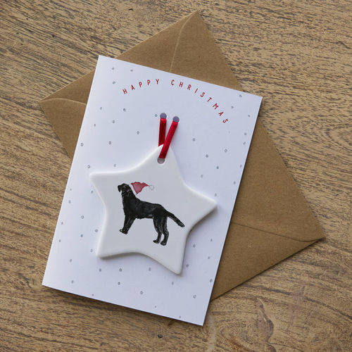 Festive Dog Breed Christmas Keepsake Card