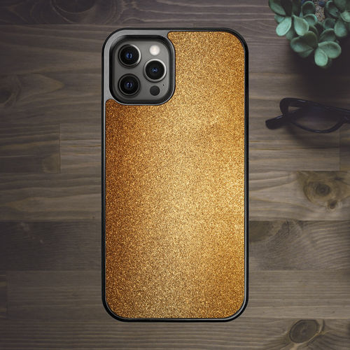 Golden Glitter iPhone Case