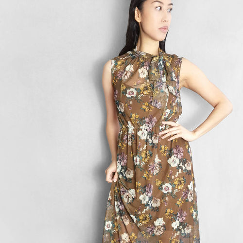 Arianna' Floral Maxi Dress