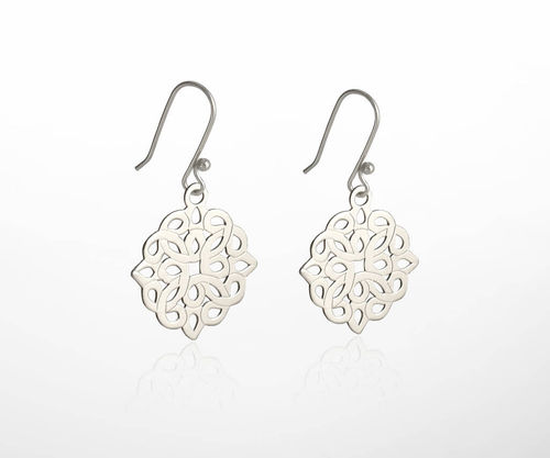 Knot Drop Earrings In...