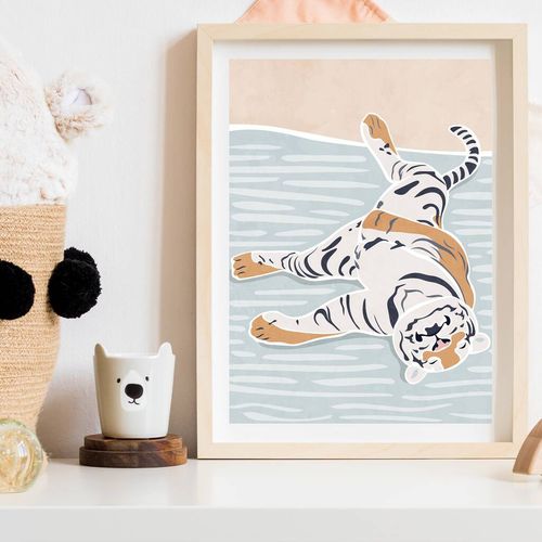 Tiger Sleeping Scandi Nursery...