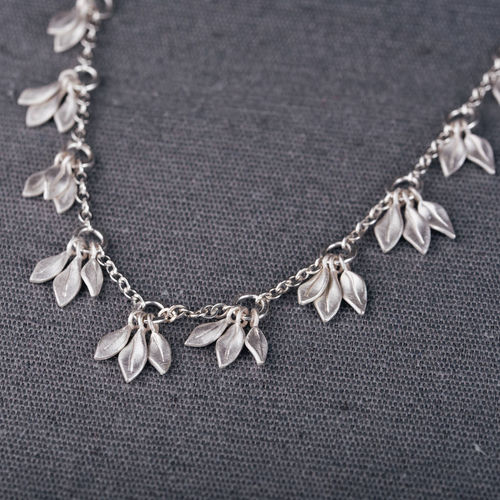 Sterling Silver Multi Leaf...