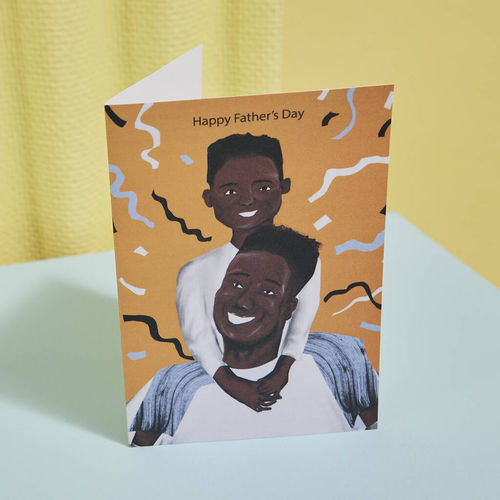 Black Boy Illustration Card...