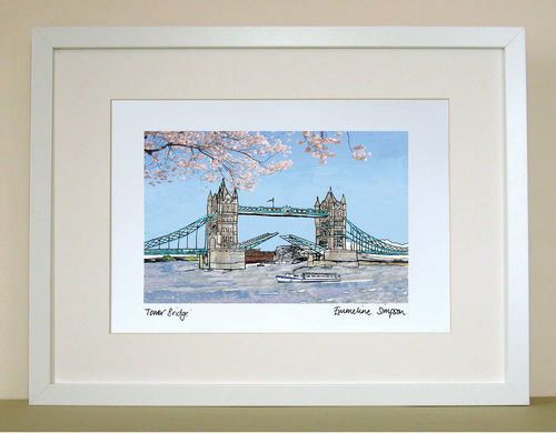 Tower Bridge London A4 Print