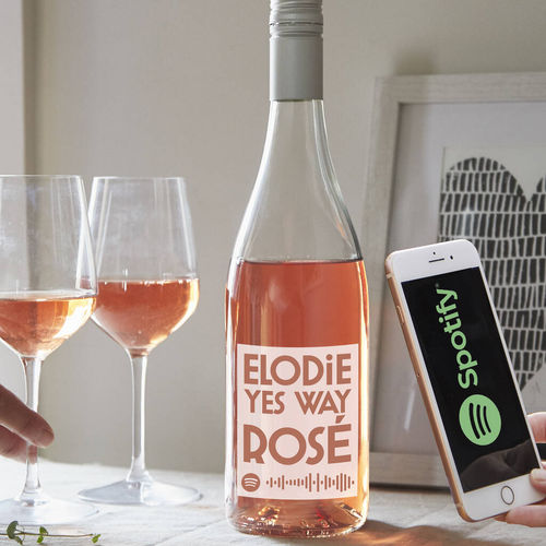 Personalised Rosé Wine With...