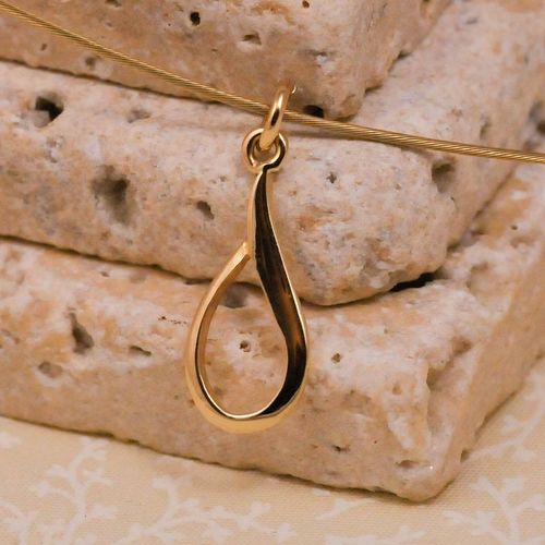 Gold Wire Pendant Style1, Gold