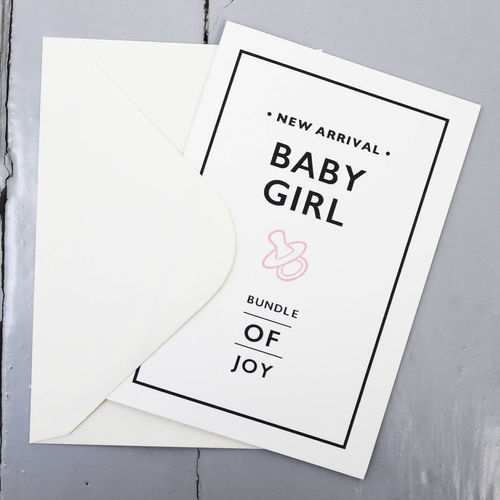 New Baby Girl Card