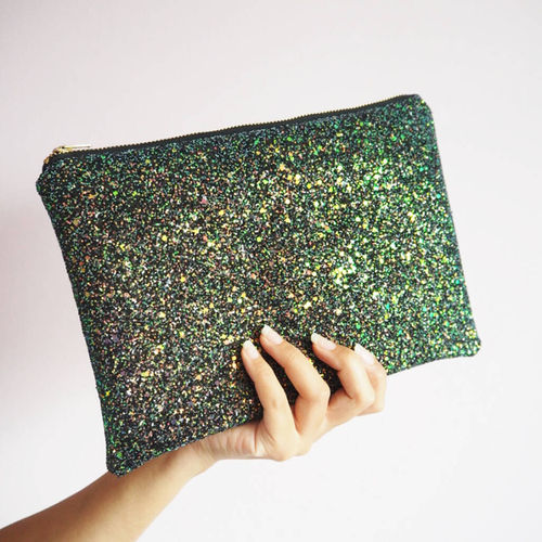 Sparkly Glitter Clutch Bag,...