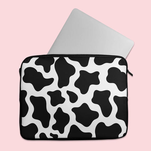 Cow Print Laptop Sleeve