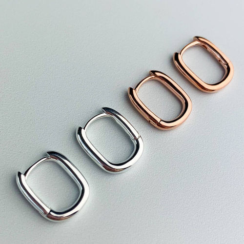 Sterling Silver Rectangle...