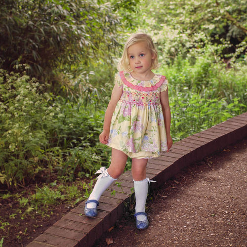 Yellow Floral Children's Dress