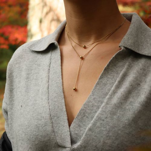 Long Chain Layered Necklace...
