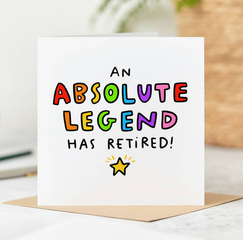 Retirement Card 'An Absolute...