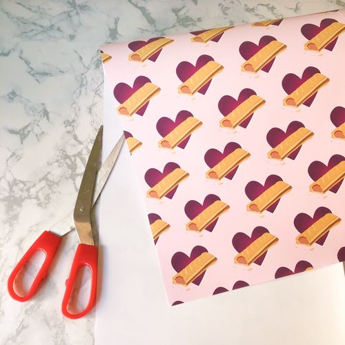 Sausage Roll Wrapping Paper