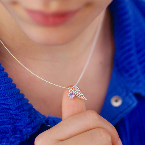 Girl's Sterling Silver Angel...