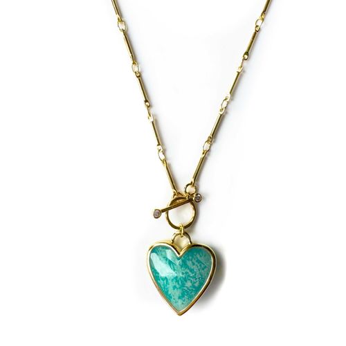 18k Gold Plated Turquoise T...