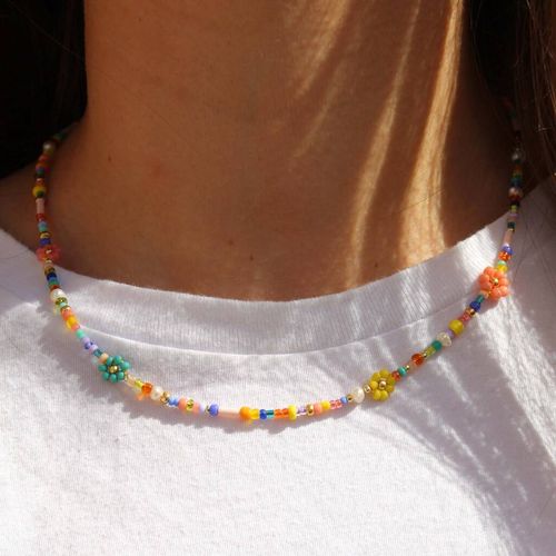 Beaded Necklace With...