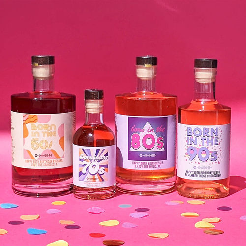 Personalised Born In The…Gin...