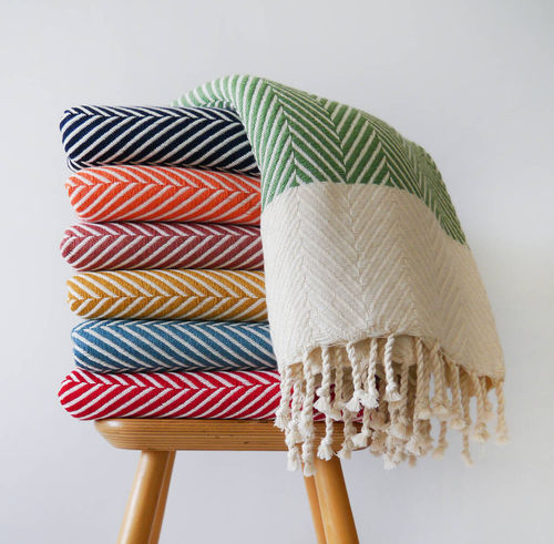 Chevron Handwoven Sofa Throw...