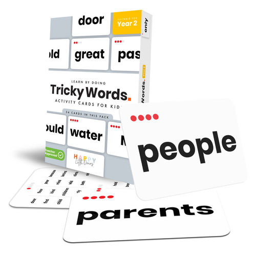 Tricky Words Flashcards For...