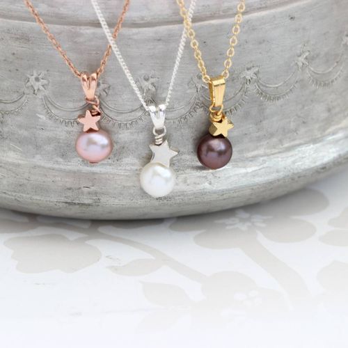 Mini Single Pearl Pendant...
