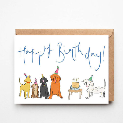 Funny Dog Birthday Card