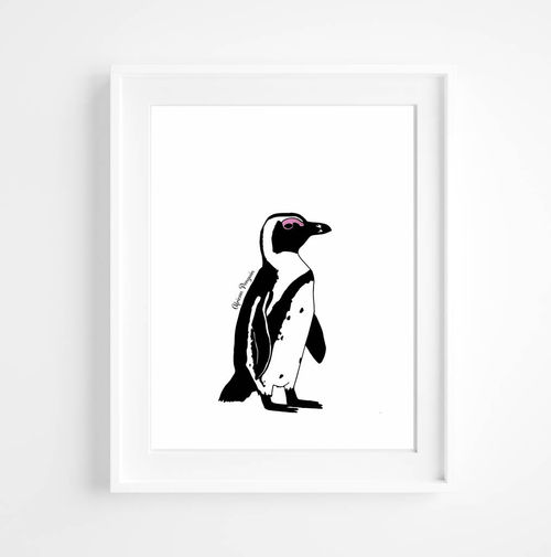 African Penguin Print