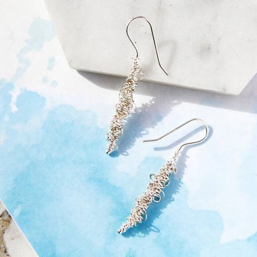 Sterling Silver Loops Drop...