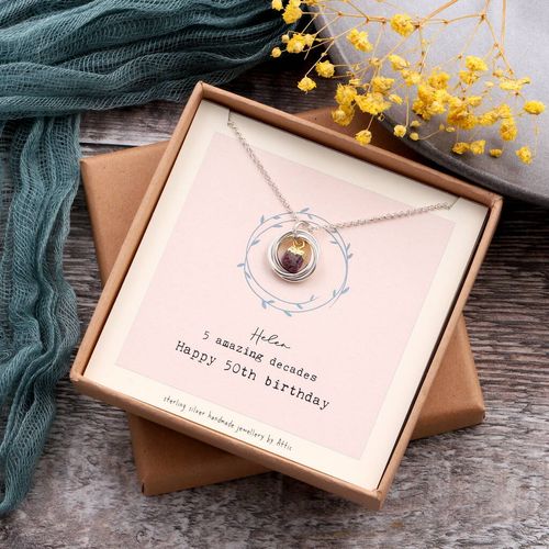 Birthstone 50th Birthday...