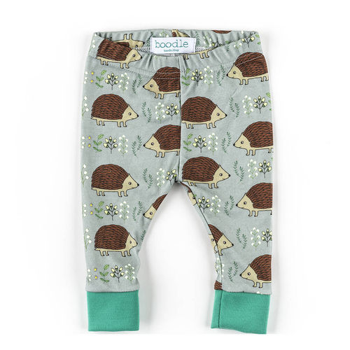 Organic Hedgehog Baby Leggings