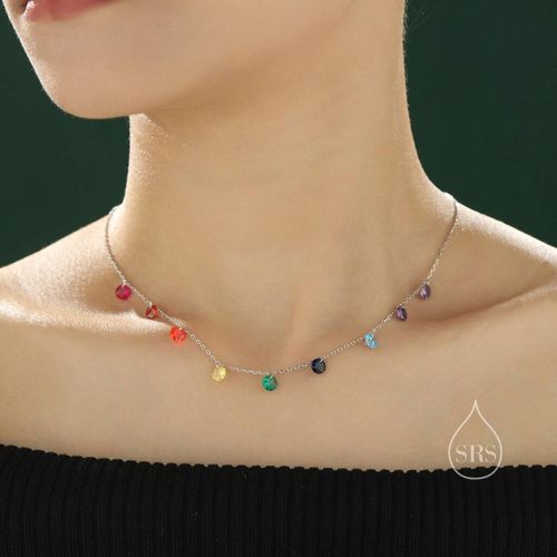 Rainbow Spectrum Cz Dangle...