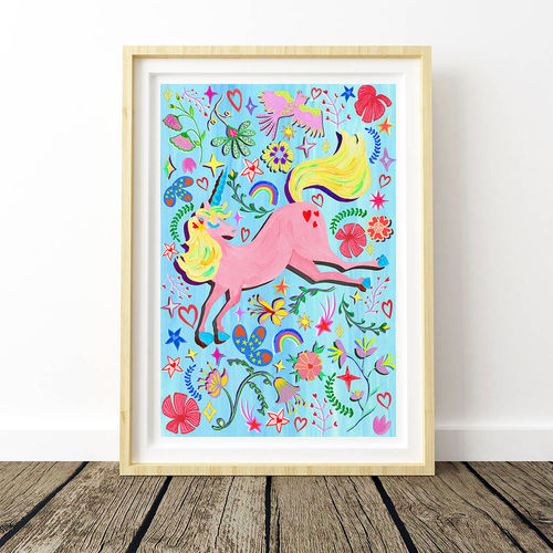 Unicorn Nursery Wall Art