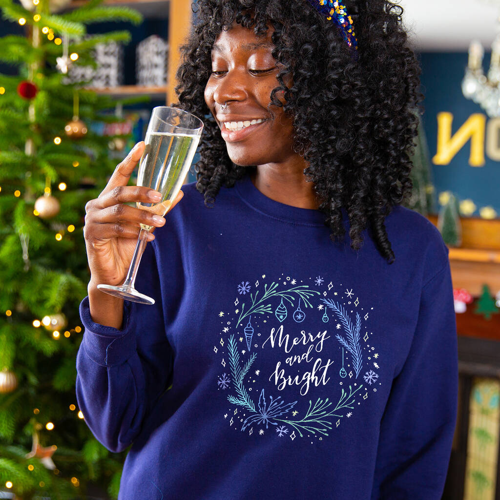 Merry and bright sweatshirt deals
