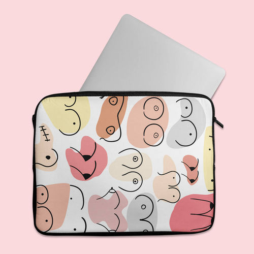 Rainbow Boobs Laptop Sleeve