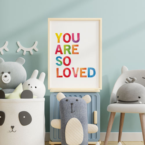You Are So Loved Rainbow Print | £13.90 | Mirror Online