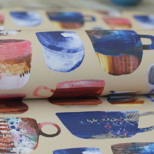 Vintage Mug Print Wrapping...