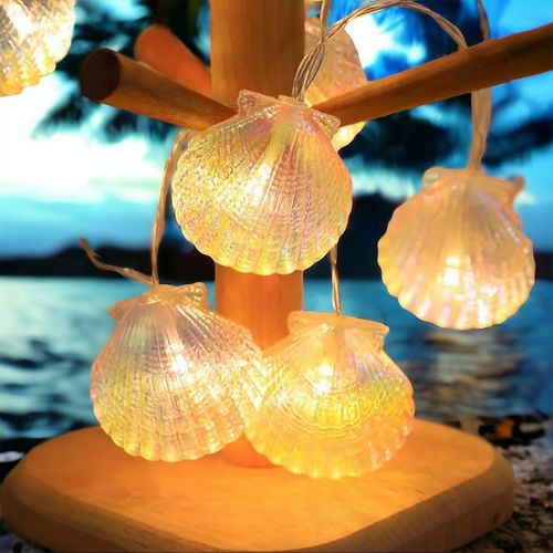 Iridescent Shell String Lights