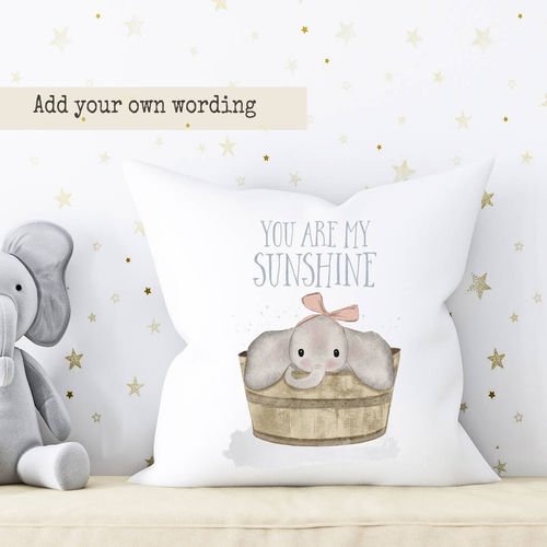 Elephant Nursery Cushion