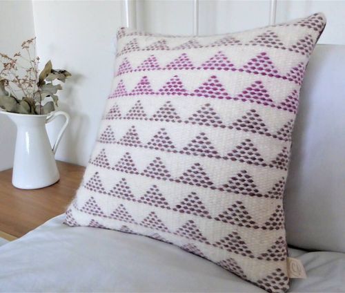 Handwoven Geometric Cushion...