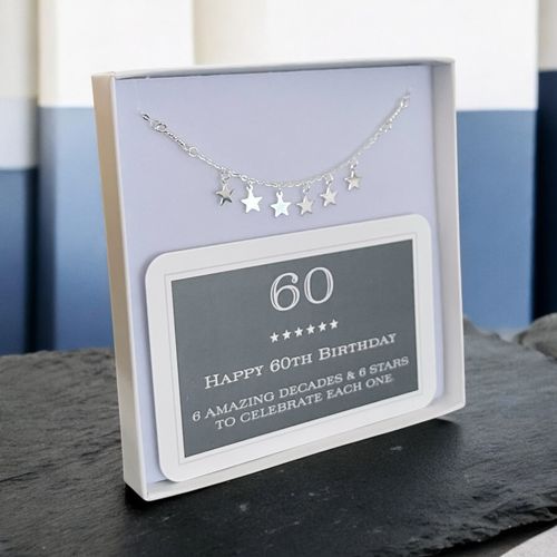 60th Birthday Sterling Silver...