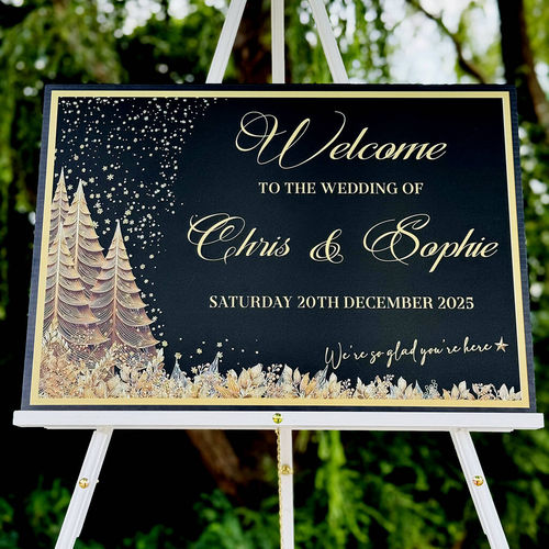 Wedding Welcome Board -...