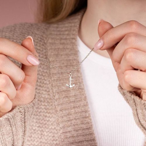 Sterling Silver Necklace With...