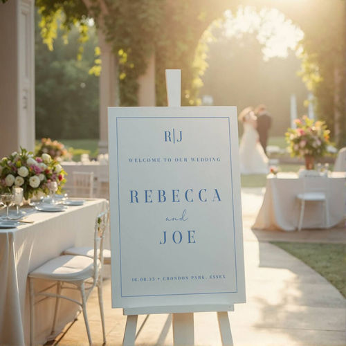 Wedding Welcome Board -...