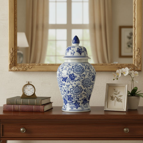 Chinoiserie Ginger Jar And...