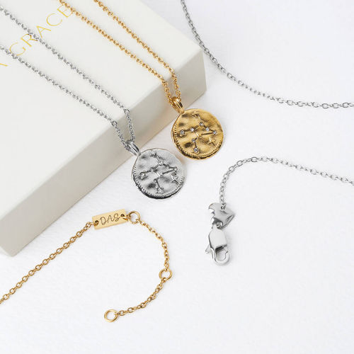 Graceful Woman's Gold Zodiac...