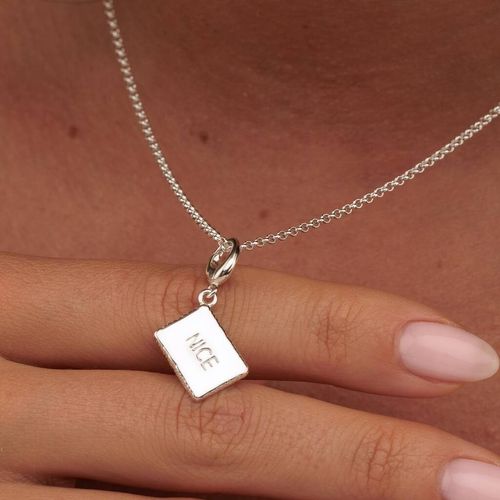 Nice Biscuit Charm Necklace,...