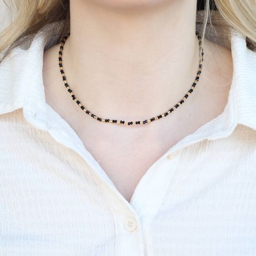 Handmade Black Gold Crystal...