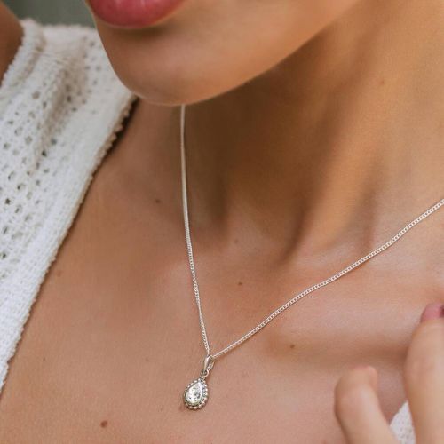 April Birthstone White Topaz...